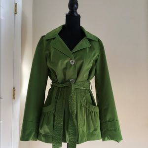 Esprit green short trench M